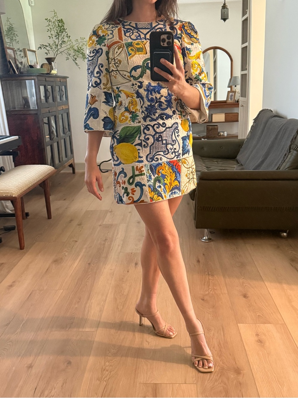 Dolce & Gabbana Majolica Print Dress - IT40